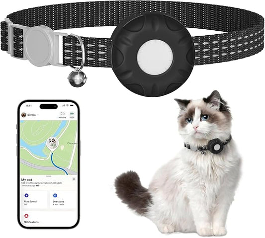 GPS Tracker for Cats, Mini GPS Cat Tracker, Smart Pet Activity Tracker by HONGTOPH