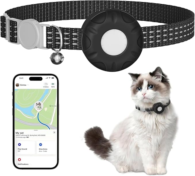 Cat Tracker, GPS Tracker No Subscription, Pet Tracker, Compatible by ZFSJTAG