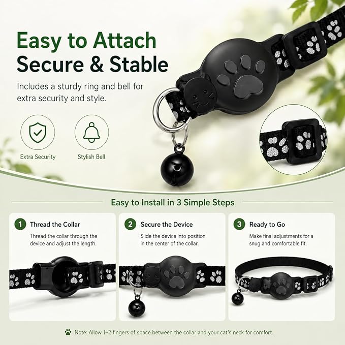 Pet Tracker, GPS Collar for Cats, Smart tag, Waterproof Compatible - Image 9