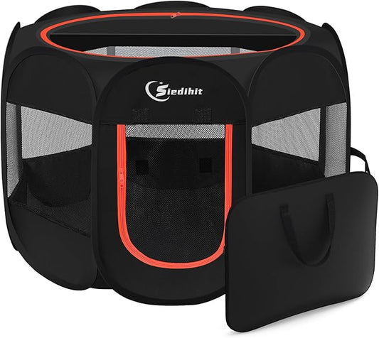 Siedihit Dog Playpen, Puppy Pet Playpens Indoor by Siedihit