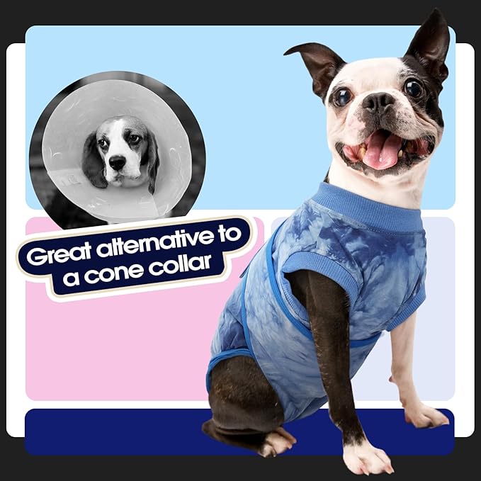 FUAMEY Recovery Suit for Dogs After Surgery, Soft Breathable Dog Bodysuit - Image 4