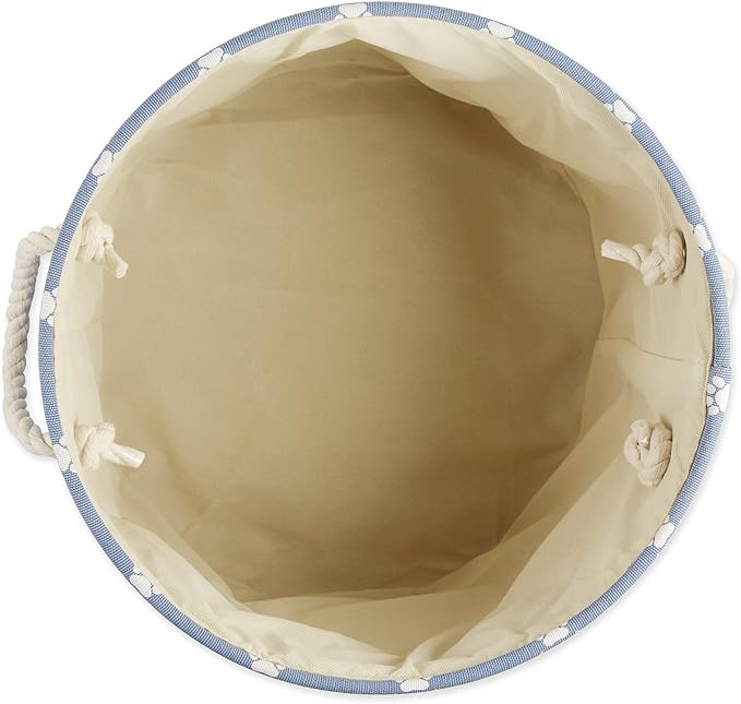 Bone Dry Pet Storage Paw and Bone, Trellis Collection, Large Round, Stonewash - Image 2