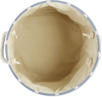 Bone Dry Pet Storage Paw and Bone, Trellis Collection, Large Round, Stonewash - Image 2