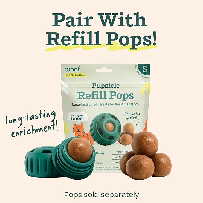 WOOF Pupsicle - Long-Lasting Interactive Dog Ball Toy to Keep Your Pup Busy and - Image 7