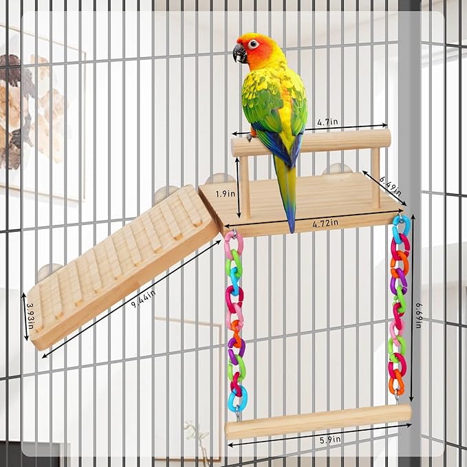 Bird Perches Platform Swing - Image 2
