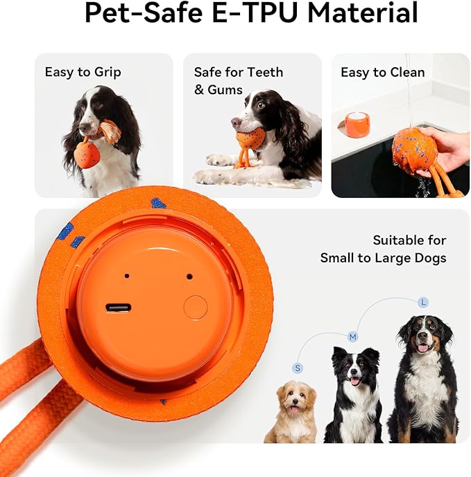 Cheerble Smart Interactive Dog Toy, Wicked Ball Rolly, Automatic Moving - Image 7