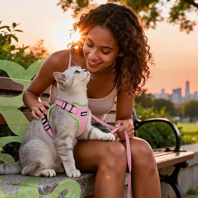 rabbitgoo Cat Harness and Leash Set, Escape Proof Vest Harness - Image 9