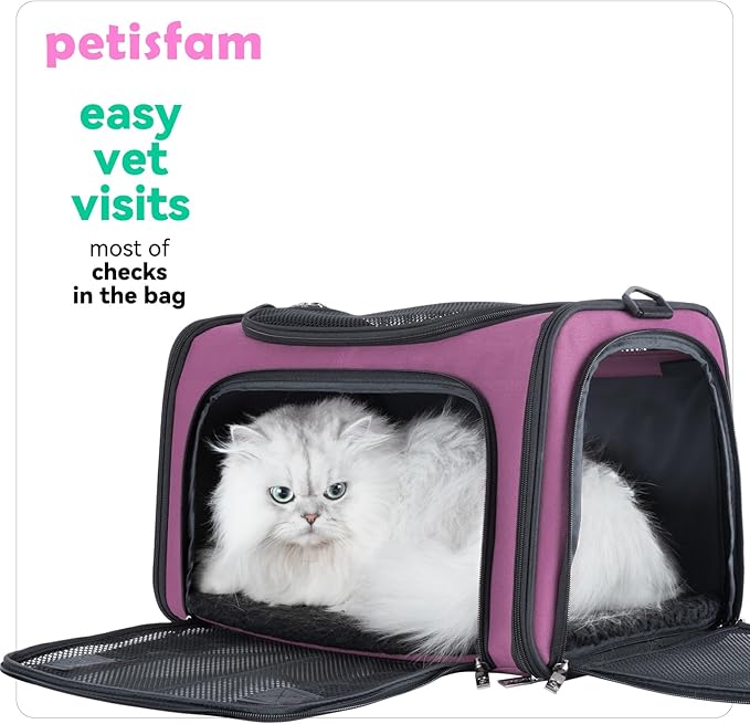 Easy Load Pet Carrier for Medium Cats and Small Dogs - Image 3