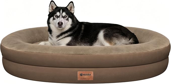 Orthopedic Dog Bed for Extra Large Dogs, XL Waterproof Dog Bed by Wozoke