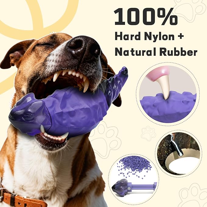 Dog Chew Toys for Aggressive Chewers, Indestructible Lizard Shape Tough Dog Toy - Image 2