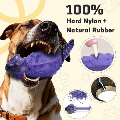 Dog Chew Toys for Aggressive Chewers, Indestructible Lizard Shape Tough Dog Toy - Image 2