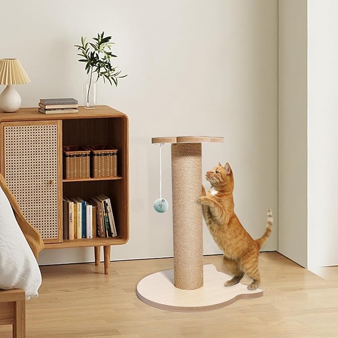 18” Tall Cat Tree for Kittens, Jute Scratching Post - Image 6