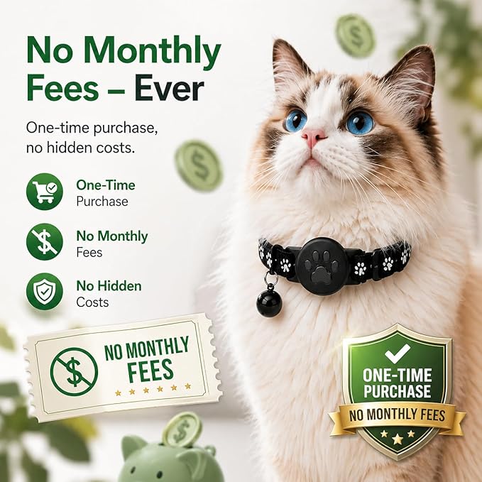 Pet Tracker, GPS Collar for Cats, Smart tag, Waterproof Compatible - Image 5