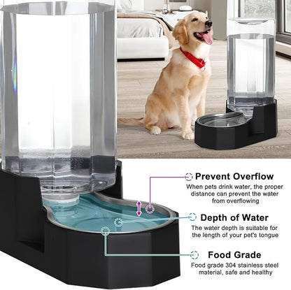Sfozstra Black 9L Gravity Dog Water Dispenser - Image 5