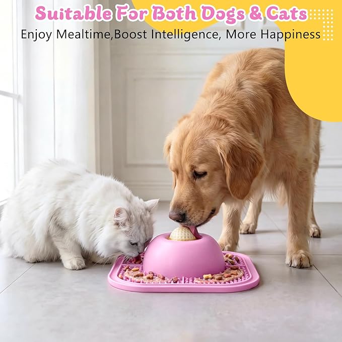 Slow Feeder Dog Bowls & Lick Mat - Image 4
