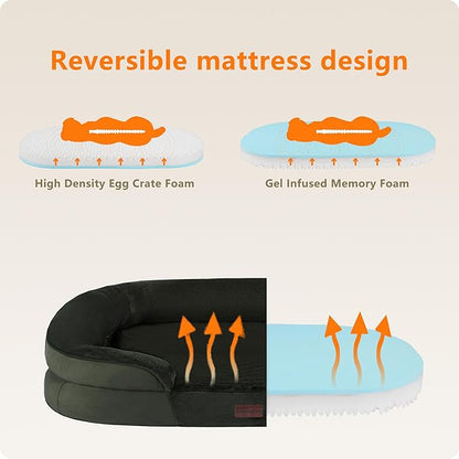 Dwanton Orthopedic Dog Bed for Medium Dogs - Image 3