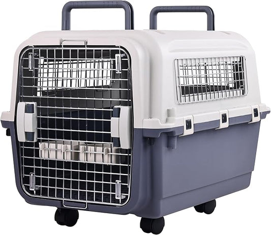 Elevon Plastic Kennels, Plastic Dog Crate, Airline Approved Pet Carrier by ELEVON