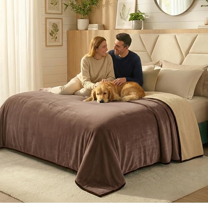 Paw Buddies Premium Waterproof Blanket 80"x90" Velvet-Feel Reversible Throw – - Image 7