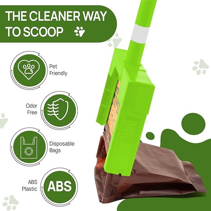 Dispoz-A-Scoop® Revolutionary 4-in-1 Dog Poop Scooper, Clean - Image 3