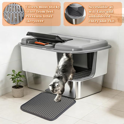 XXL Stainless Steel Litter Box - Image 4
