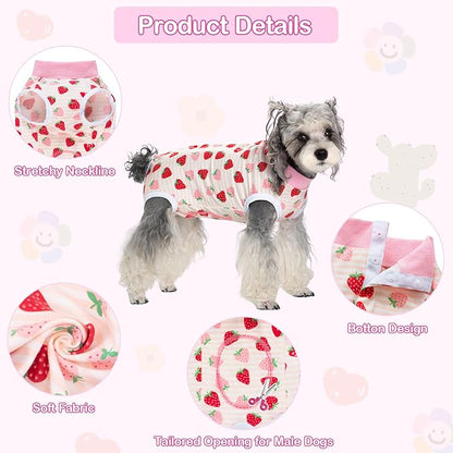Coppthinktu Recovery Suit for Dogs After Surgery, Dog Onesie Surgery Recovery - Image 3