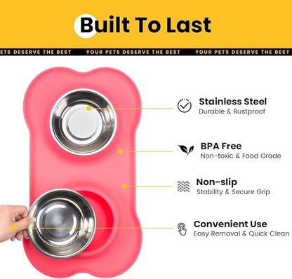 Conlun Stainless Steel Dog Bowls - Image 3