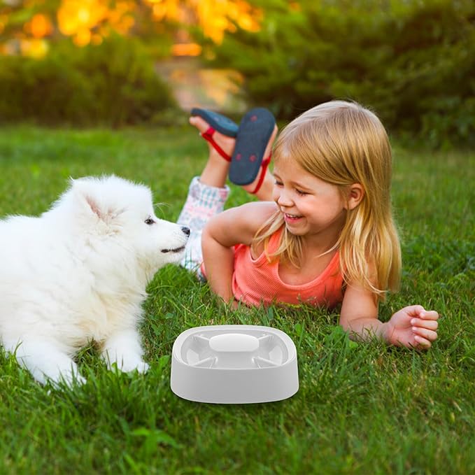 Milisten 4-in-1 Pet Feeder Bowl Set, Plastic Puppy Feeding Station - Image 5