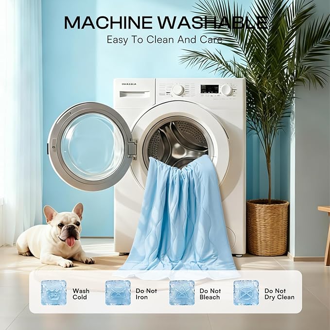 Luciphia Premium Cooling Dog Blanket Washable Q-MAX>0.5 Small Medium Large Pet - Image 6