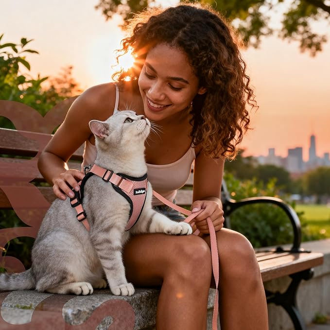 rabbitgoo Cat Harness and Leash Set, Escape Proof Vest Harness - Image 9
