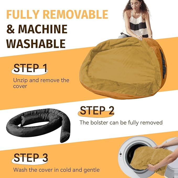 Orthopedic Dog Bed for Medium Dogs, Waterproof Dog Bed - Image 6