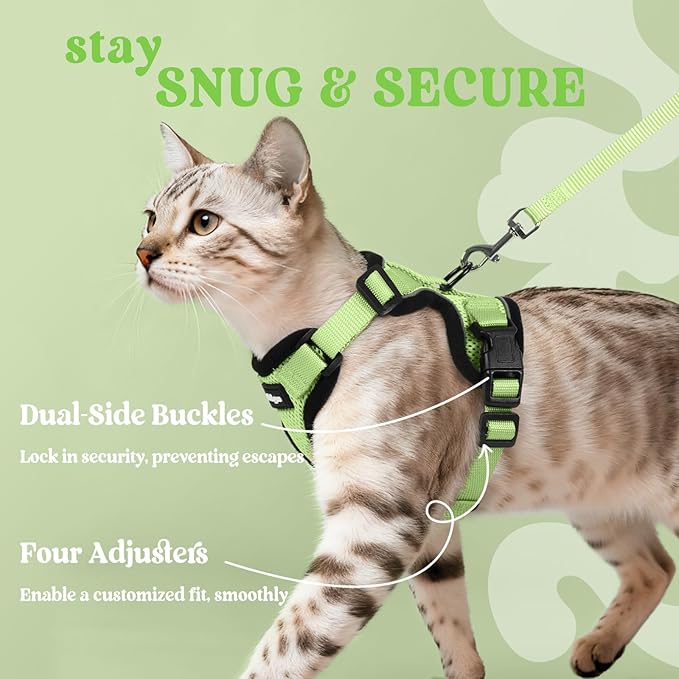 rabbitgoo Cat Harness and Leash Set, Escape Proof Kitten Harness - Image 6