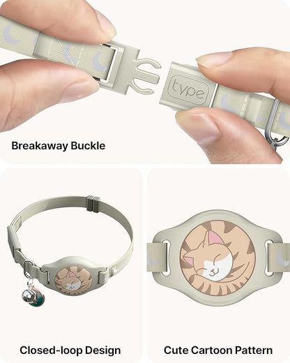 Cat Collar with Airtag Holder, Breakaway Airtag Cat Collar - Image 5
