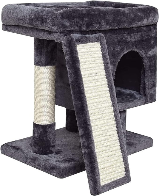 SYANDLVY Small Cat Tree for Indoor Cats Large Adult, Activity Tower by SYANDLVY