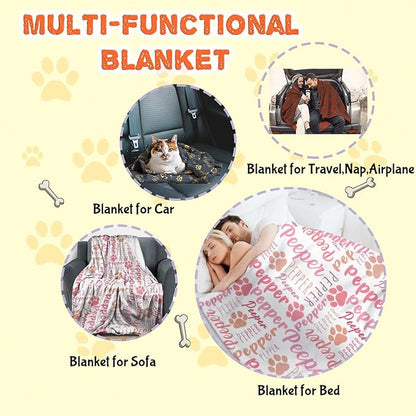 Personalized Cute Dog Blanket - Image 7