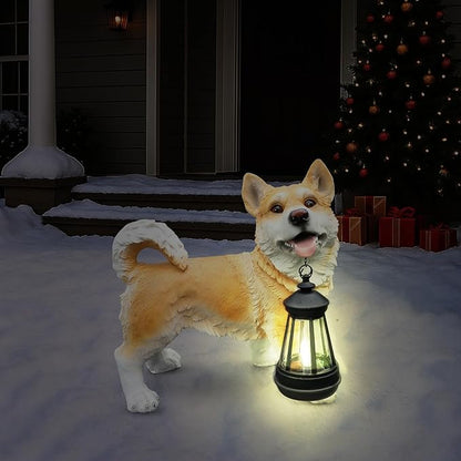 Corgi Dog Garden Statue - Image 9