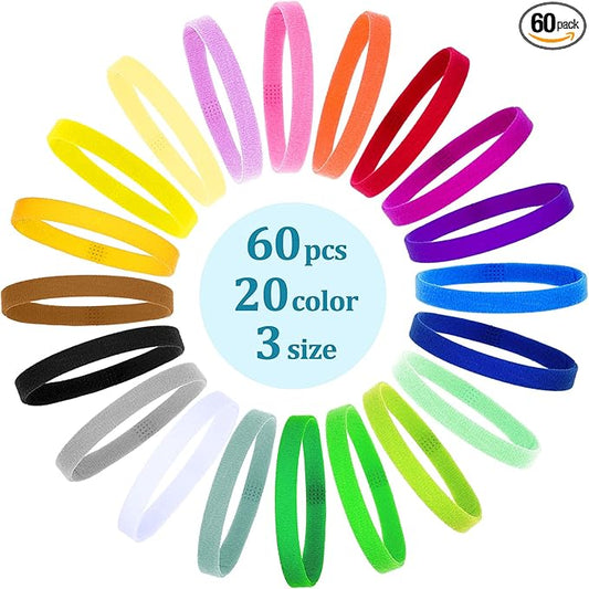 Frienda 60 Pieces Puppy Whelping Collars Newborn Pet Collars Double-Sided by Frienda