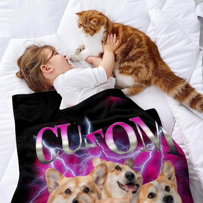 M YESCUSTOM Custom Dog Blanket - Image 3