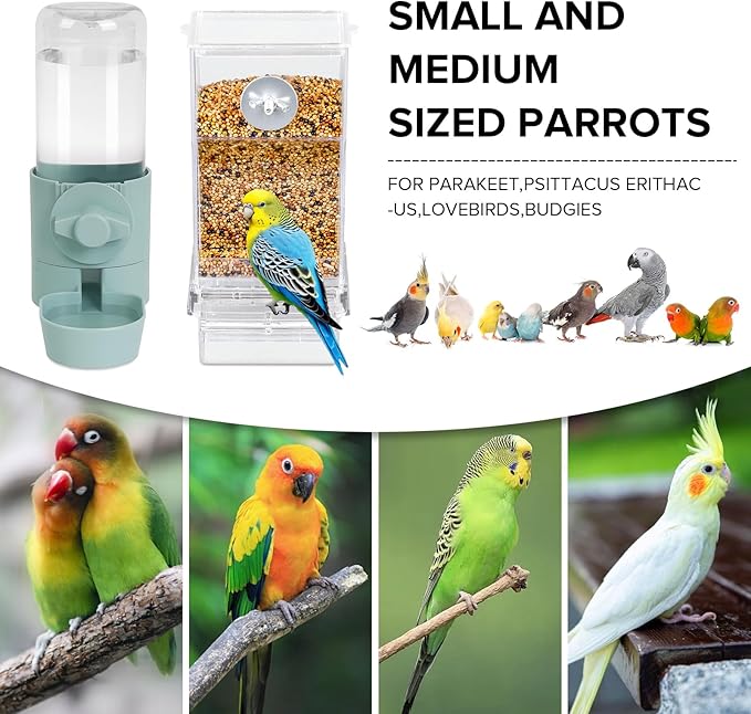lemtrflo No Mess Bird Feeder Water Dispenser Set, Bird Feeder - Image 2