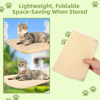 2PCS Replacement Cover for Cat Window Perch, L Size Cordless Cat Window Hammock - Image 5