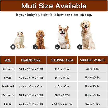 JOLLYVOGUE Dog & Cat Bed, Calming Anti-Anxiety Pet Bed - Image 6