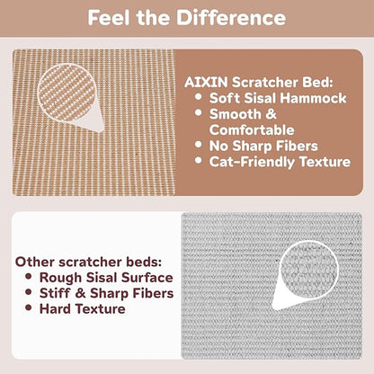 AIXINPET Two-Level Sisal Cat Scratcher Bed - Image 5