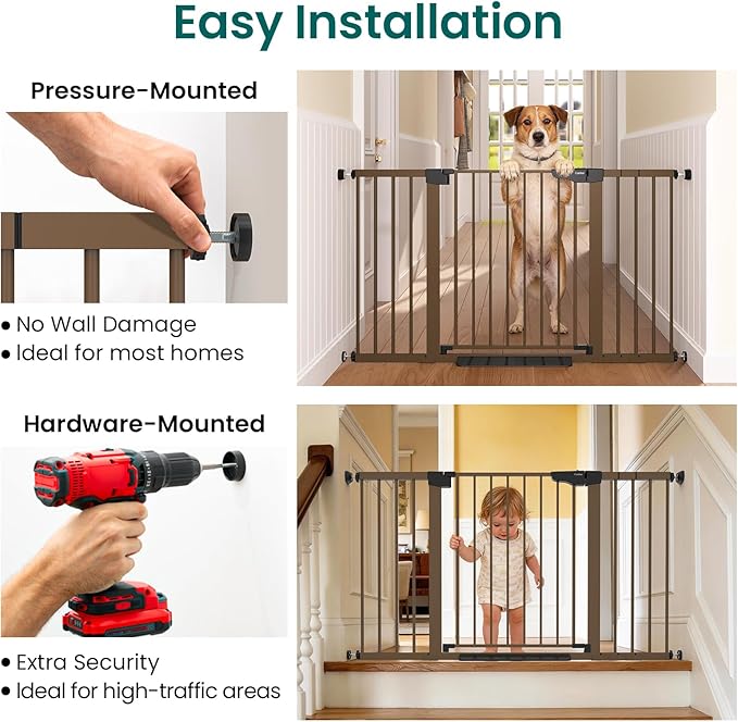 Cumbor 30-54" Extra Wide Baby Gate - Image 8