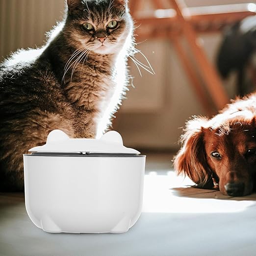 Pet Litter Disposal Bin with Lid and One-Button Sealed Small Gray Trash Can - Image 5
