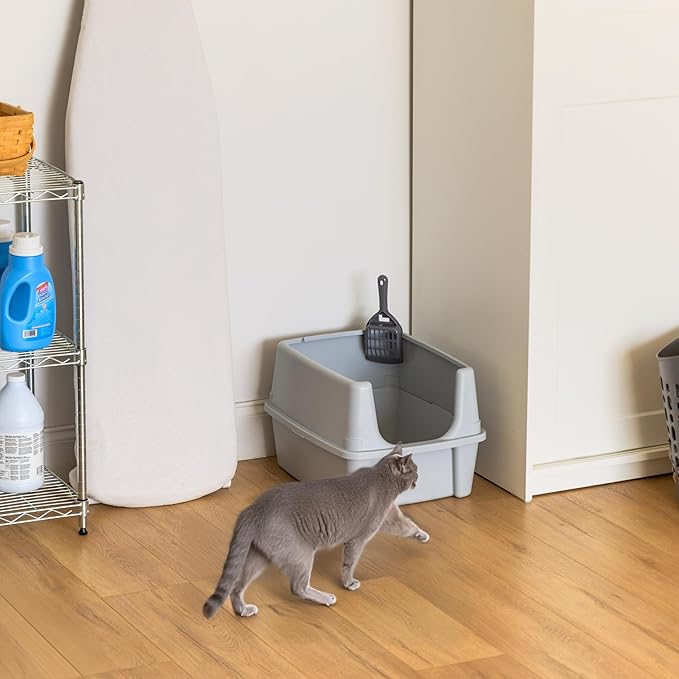 IRIS USA Cat Litter Box Large Open Top - Image 4