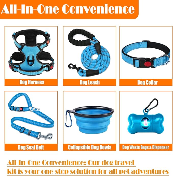 LOBEVE No Pull Dog Harness, Collar & Leash Set - Image 2