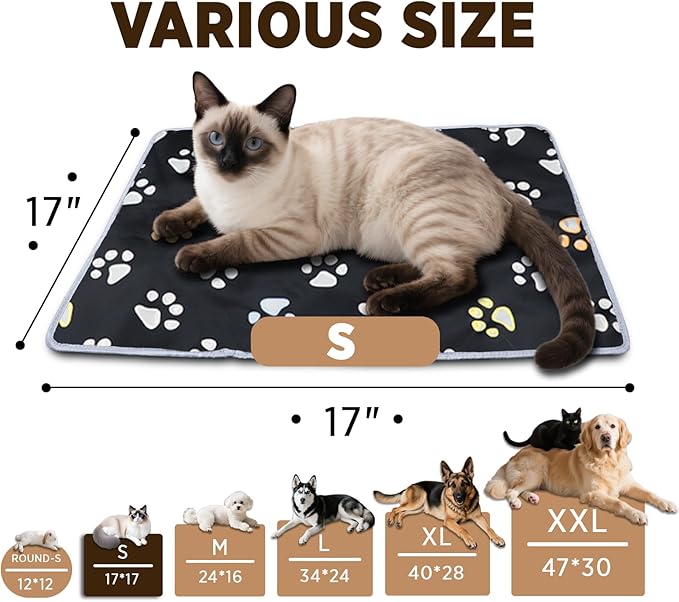 furrybaby Pet Heating Pad, Waterproof Dog Heating Pad Mat - Image 6