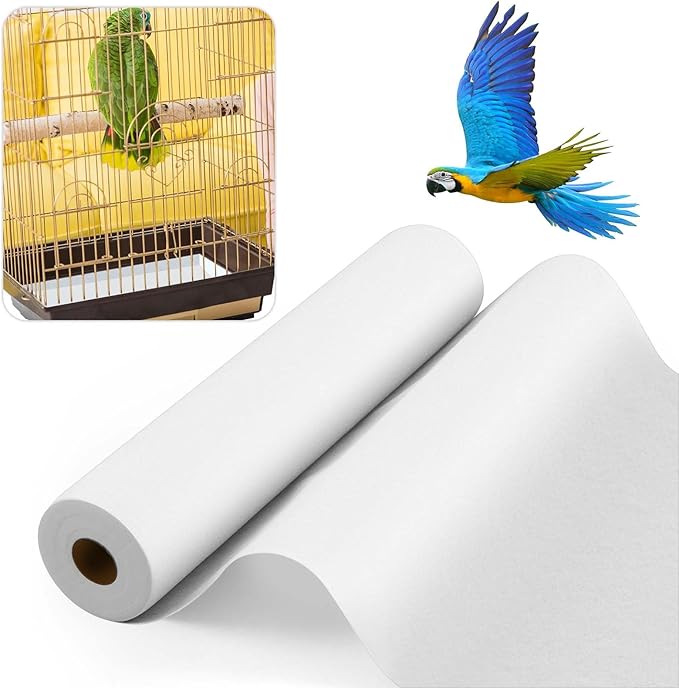 Drydiet 100 ft x 22 Inch Bird Cage Liner Disposable Cages Cushion Pad Mat by Drydiet