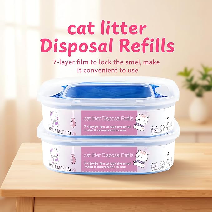 2 Pack 28FT Cat Litter Refill Cartridge, Compatible - Image 2