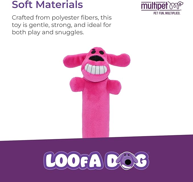 Multipet Original Loofa Dog Plush Toy - Image 2