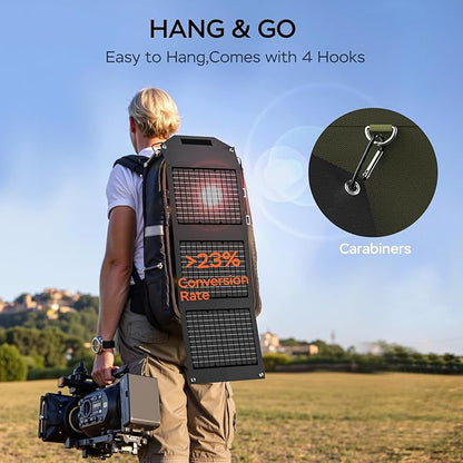 MARBERO Portable Solar Panel 30W Solar Panel Charger 23% High Efficiency - Image 5